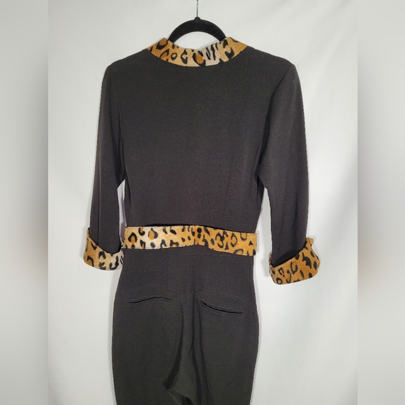 Miss Candyfloss Leopard Trim Jumpsuit - Picture 10 of 10